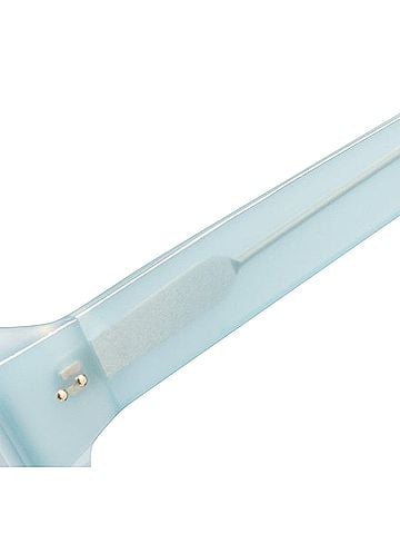 Linda Farrow LINDA FARROW LFL656/9 blue acetate clear lens oversized sunglasses (view 2)
