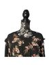 BCBGeneration Floral Black Pink Casual Dress Size 10 - photo 5