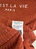 Shein Orange Short Sleeve Blouse Size 5 - photo 5