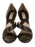 Michael Kors 100% Leather Brown Heels Size 7 - photo 1