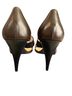 Michael Kors 100% Leather Brown Heels Size 7 - photo 2
