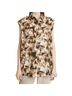 Samsoe Samsoe Brown Sleeveless Button-Down Shirt Size XXS - photo 8
