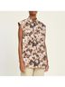Samsoe Samsoe Brown Sleeveless Button-Down Shirt Size XXS - photo 6