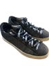 P448 100% Leather Black Silver Sneakers Size EU 40 - photo 1