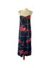 Topshop 100% Viscose Floral Black Red Pink Yellow Jumpsuit Size 4 - photo 1