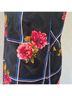 Topshop 100% Viscose Floral Black Red Pink Yellow Jumpsuit Size 4 - photo 5