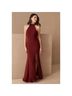 BHLDN Solid Red Cocktail Dress Size 2 - photo 8
