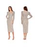 Mac Duggal 100% Polyester Silver Cocktail Dress Size 14 - photo 1