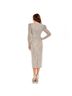Mac Duggal 100% Polyester Silver Cocktail Dress Size 14 - photo 7