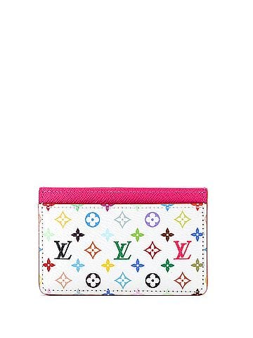 Louis Vuitton x Takashi Murakami Card Holder Monogram Multicolor with Leather (view 1)