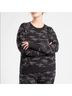 Athleta Camo Black Gray Pullover Sweater Size 1X - photo 3
