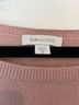 Garnet Hill 100% Cashmere Pink Pullover Sweater Size M - photo 3