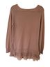 Garnet Hill 100% Cashmere Pink Pullover Sweater Size M - photo 2