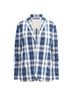 Ralph Lauren Collection Plaid Blue White Blazer Size 12 - photo 1