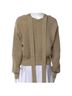 ADEAM Tan Cardigan Size M - photo 3