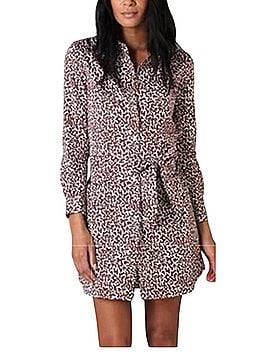 Diane von Furstenberg Laney Shirt Dress Casual Dress (view 1)