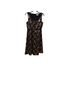 Kay Unger 100% Polyester 100% Polyester Floral Black Gold Cocktail Dress Size 12 - photo 4