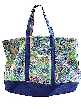 Lilly Pulitzer Leather Tote