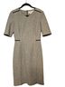 HUGO BOSS Black White Cocktail Dress Size 2 - photo 1