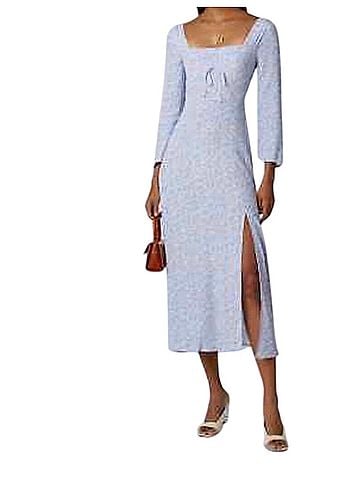 Rixo London Giselle Floral Midi Dress Cocktail Dress (view 1)