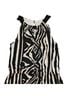 Chico's Zebra Print Black White Casual Dress Size 10 - photo 5