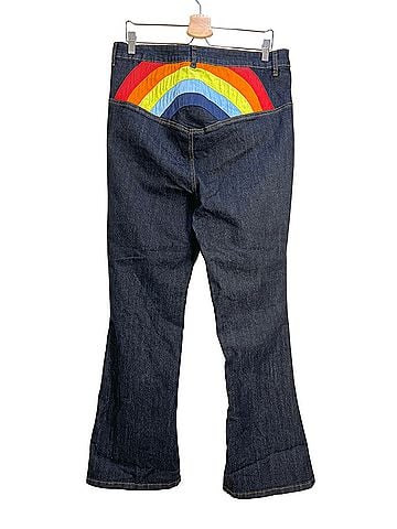 ModCloth Rainbow Applique  Jeans (view 2)