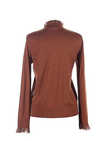Lafayette 148 New York High Neck Wool Blend Pullover Sweater (view 2)