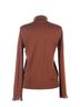 Lafayette 148 New York Solid Brown Pullover Sweater Size M - photo 2