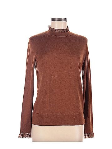 Lafayette 148 New York High Neck Wool Blend Pullover Sweater (view 1)