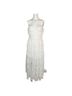 Sau Lee 100% Polyester White Cocktail Dress Size 10 - photo 4