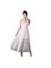Sau Lee 100% Polyester White Cocktail Dress Size 10 - photo 1