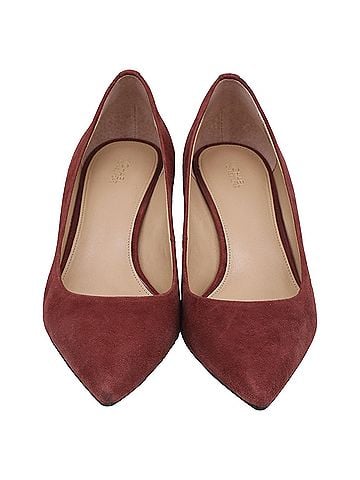 Michael Kors Michael Michael Kors Pointed Pumps in Red Suede (view 2)
