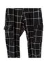 Hot Topic Checkered-gingham Black Cargo Pants Size XS - photo 5