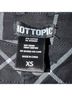 Hot Topic Checkered-gingham Black Cargo Pants Size XS - photo 3