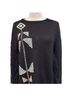 Ralph Lauren Collection Aztec Or Tribal Print Black Pullover Sweater Size S - photo 7
