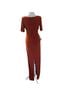 BHLDN Red Orange Cocktail Dress Size 4 - photo 2