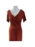 BHLDN Red Orange Cocktail Dress Size 4 - photo 4