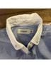Coach 100% Cotton Solid Blue White Long Sleeve Button-Down Shirt Size 2 - photo 4