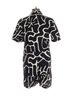 Gorman 100% Cotton Tropical Black White Jumpsuit Size 6 - photo 2