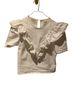 Saylor White Short Sleeve Blouse Size S - photo 1