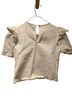 Saylor White Short Sleeve Blouse Size S - photo 2