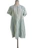 Faherty 100% Linen Stripes Blue White Casual Dress Size L - photo 1