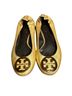 Tory Burch Gold Flats Size 5 1/2 - photo 1