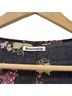 Reformation Floral Black Multi Color Long Sleeve Blouse Size M - photo 3