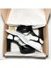 Reformation 100% Patent Leather Solid Black Heels Size 9 1/2 - photo 4