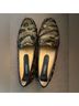 VANELi 100% Calf Hair Animal Print Black Green Flats Size 7 - photo 3
