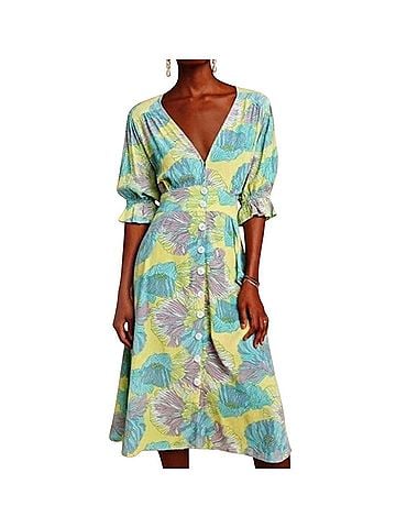 Faithfull the Brand Lera Midi Dress Casual Dress (view 1)