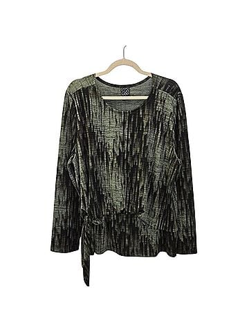 Clara Sun Woo Crinkle Pleat Blousen Long Sleeve Blouse (view 1)