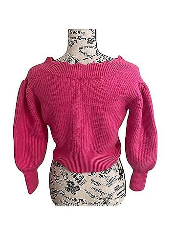 LoveShackFancy Cashmere Pullover Sweater (view 2)
