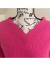 LoveShackFancy Pink Cashmere Pullover Sweater Size XS - photo 4